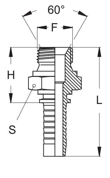 Фитинг для РВД DN51 AGR G 2"